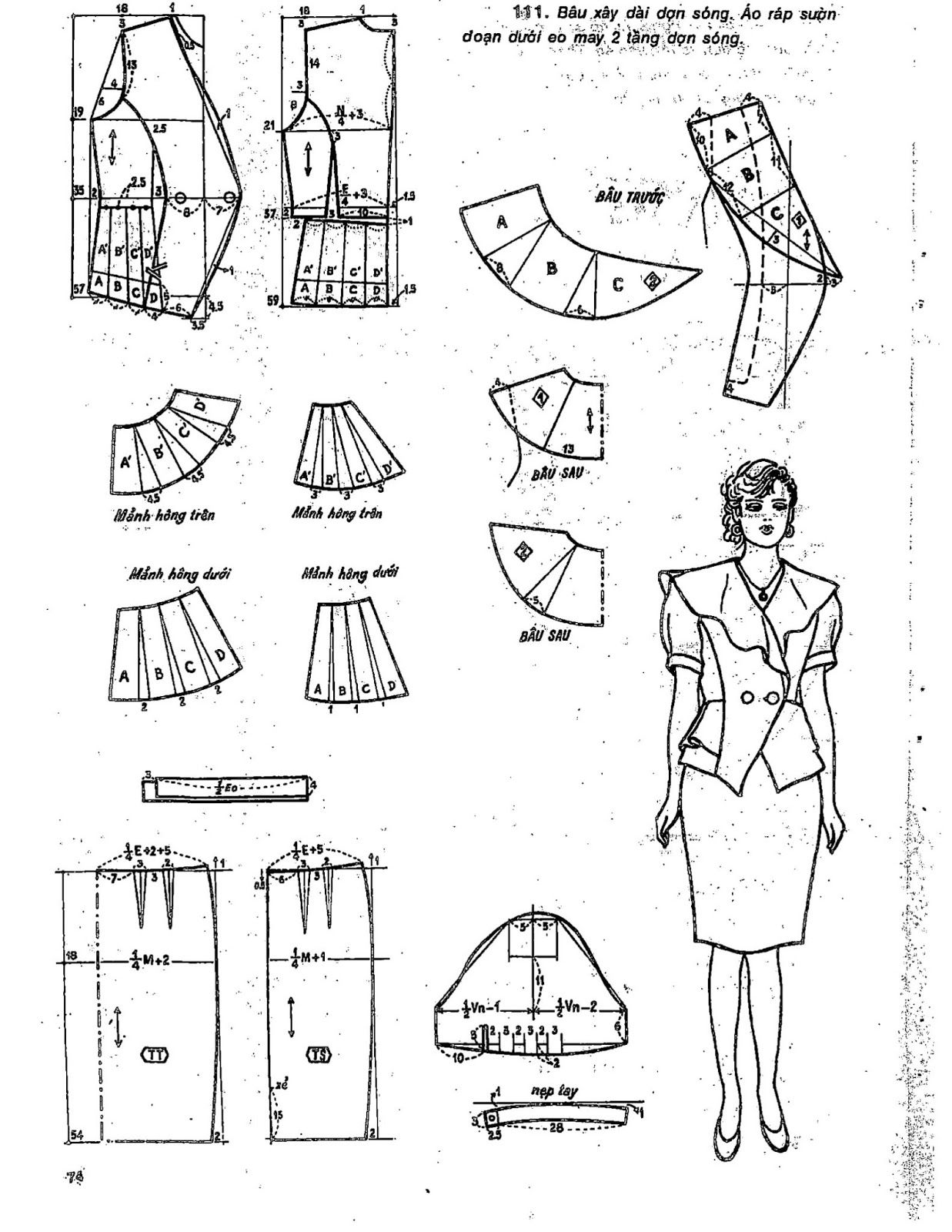 Dạy cắt may áo kiểu