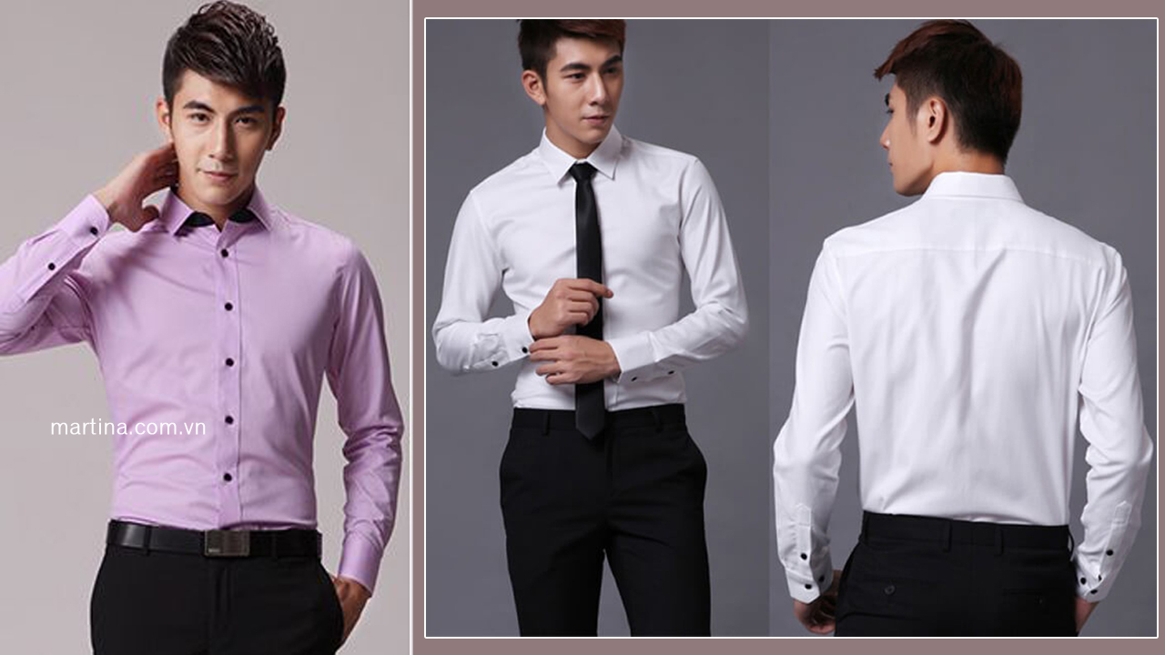 May áo sơ mi đồng phục công sở
