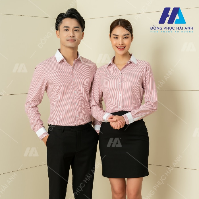 May áo sơ mi đồng phục công sở