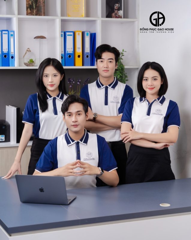 May đồng phục nhân viên