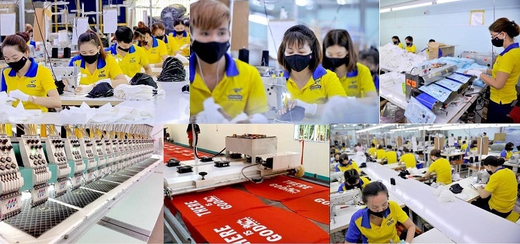 Xưởng may gia công tại Ninh Hiệp